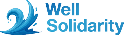 Logo Well Solidarity vague bleue